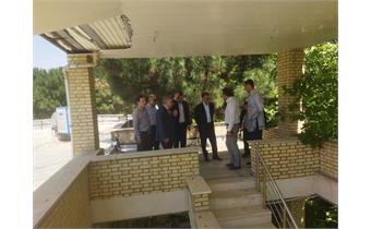 بازدید ریاست و معاون آموزشی دانشگاه علوم پزشکی کرمانشاه از دانشکده بهداشت پس از آسیب بخش‌هایی از آن در حملات رژیم صهیونیستی