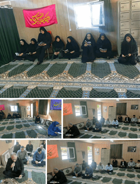 برگزاری مراسم سوگواری و قرائت زیارت عاشورا در دانشکده بهداشت