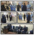 بازدید مسئولین دانشکده پرستاری و مامایی از بخش های آموزشی بیمارستان های امام علی(ع)و طالقانی